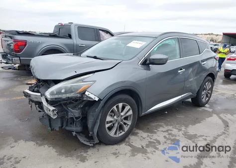 2018 Nissan Murano Sv из США, поврежденный, VIN 5N1AZ2MH6JN166884